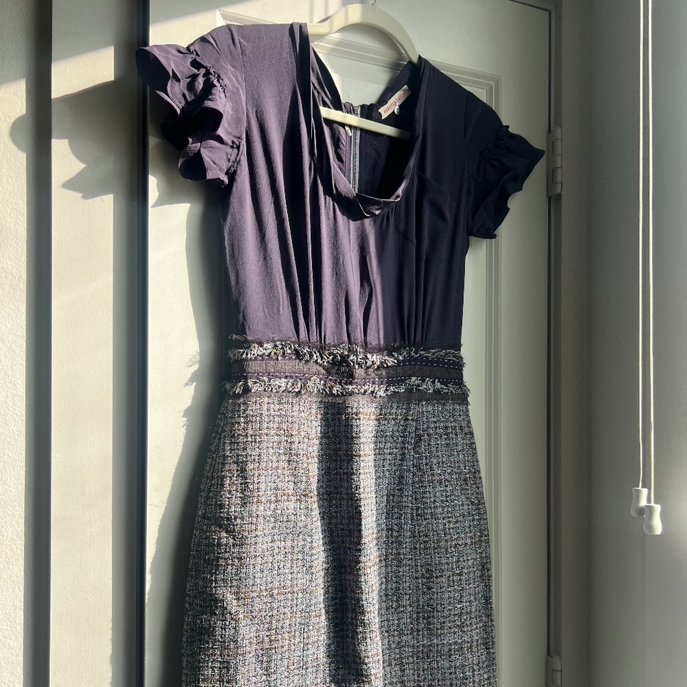 Adorable Plum Purple Rebecca Taylor Dress